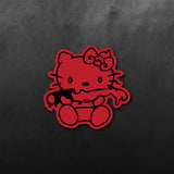 JDM Hello Kitty Zombie Sticker