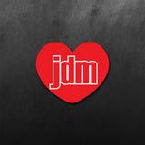JDM Heart Love in JDM Sticker