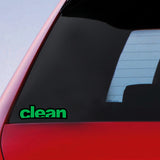 Clean Sticker