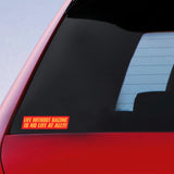 Life Without Racing Is No Life At All Sticker