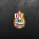 I Love Old Skool Sticker
