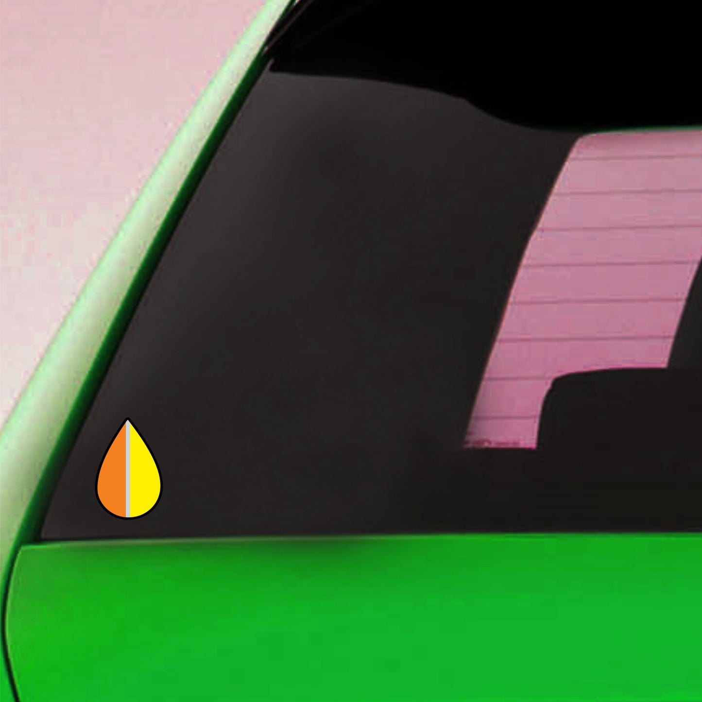 Old School Leaf Sticker