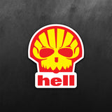 Skull Hell Sticker