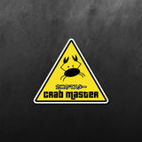 Crab Master Sticker