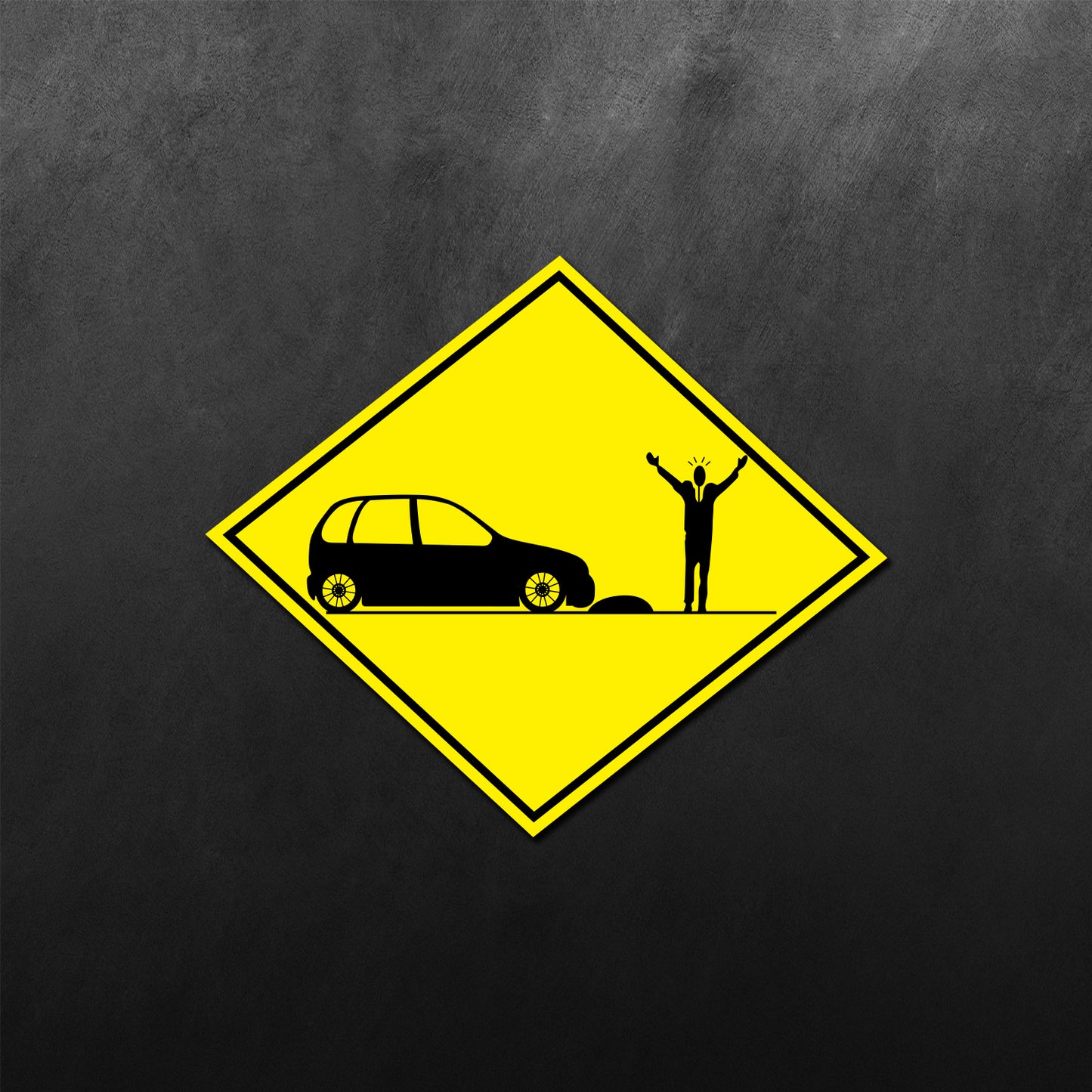 JDM Why A Speed Bump Sticker