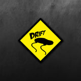 Warning Drift Sticker