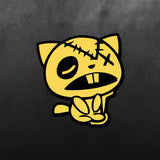 Zombie Cat Mascot Sticker