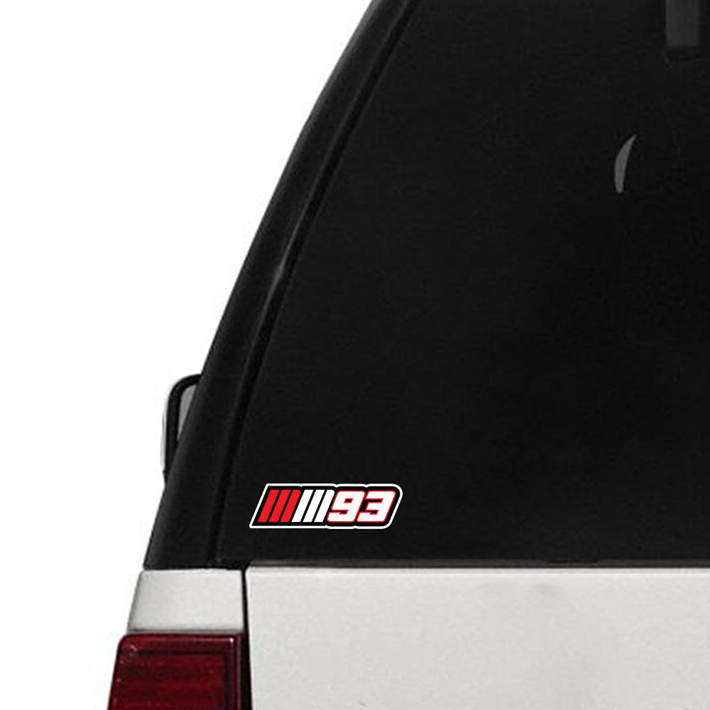 MM93 93 Logo Sticker