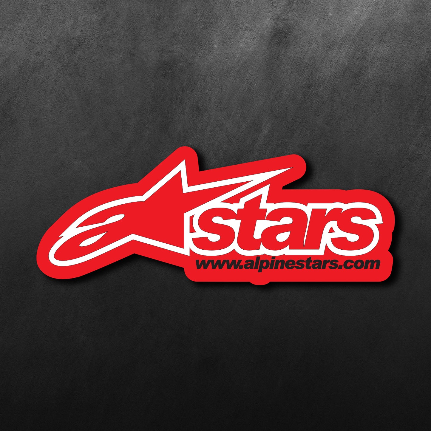 Alpinestars and Logo Sticker