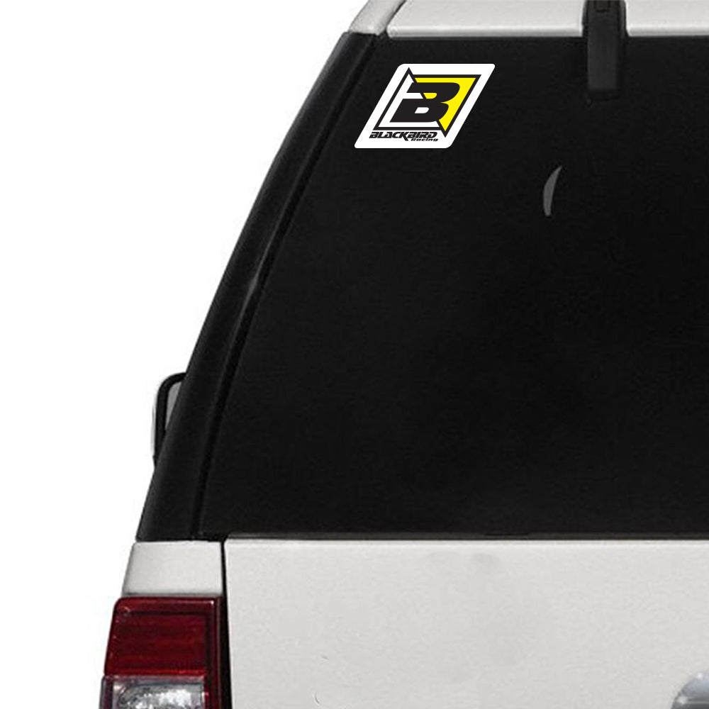 BlackBird Racing logo Diamond Shape Sticker