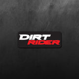 Dirt Rider Sticker