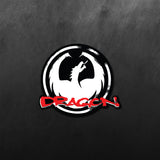 Dragon Snowboarding Logo Sticker