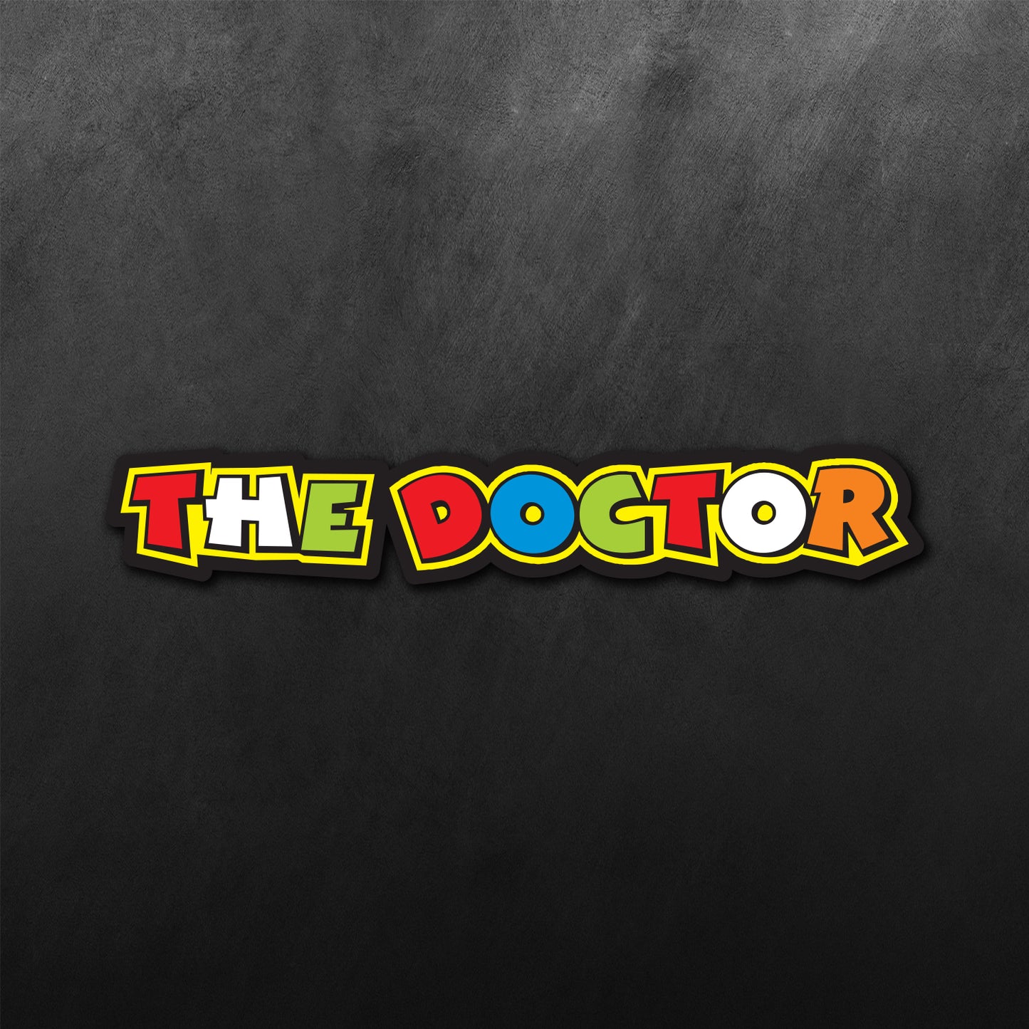 The Doctor Words Sticker