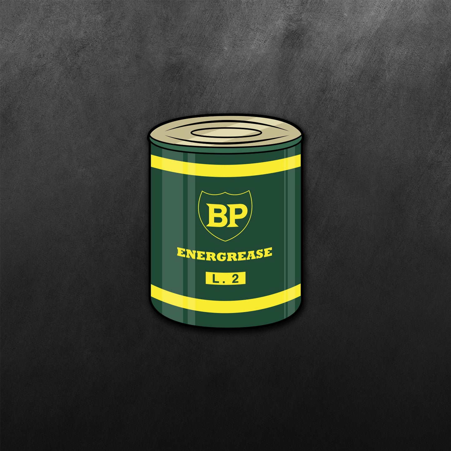 BP Energrease and Tin Oil L2 Sticker
