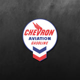 Chevron Aviation Oil Sticker