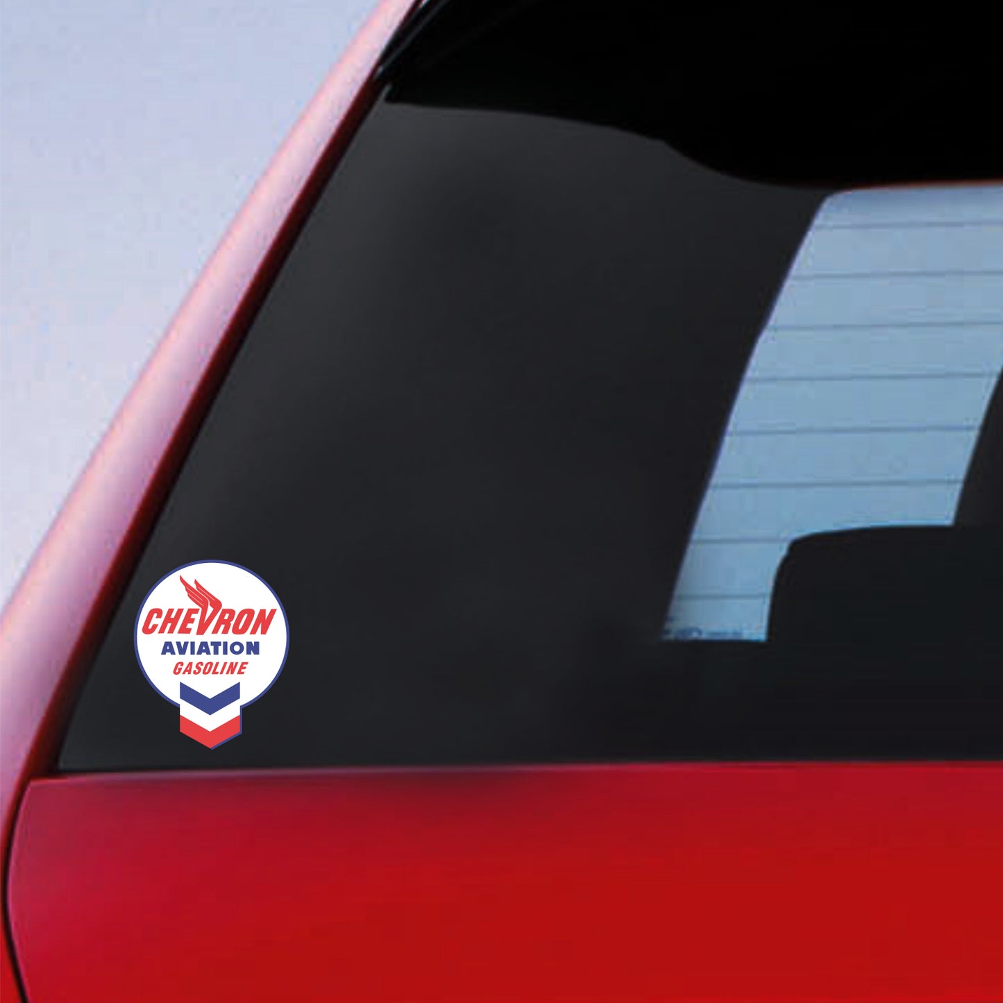 Chevron Aviation Oil Sticker