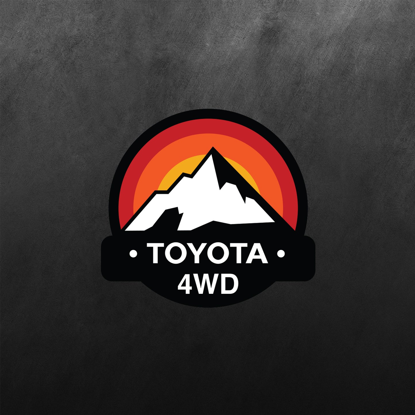 4WD Mountain Adventure Surfing & Camping Decal Stickers