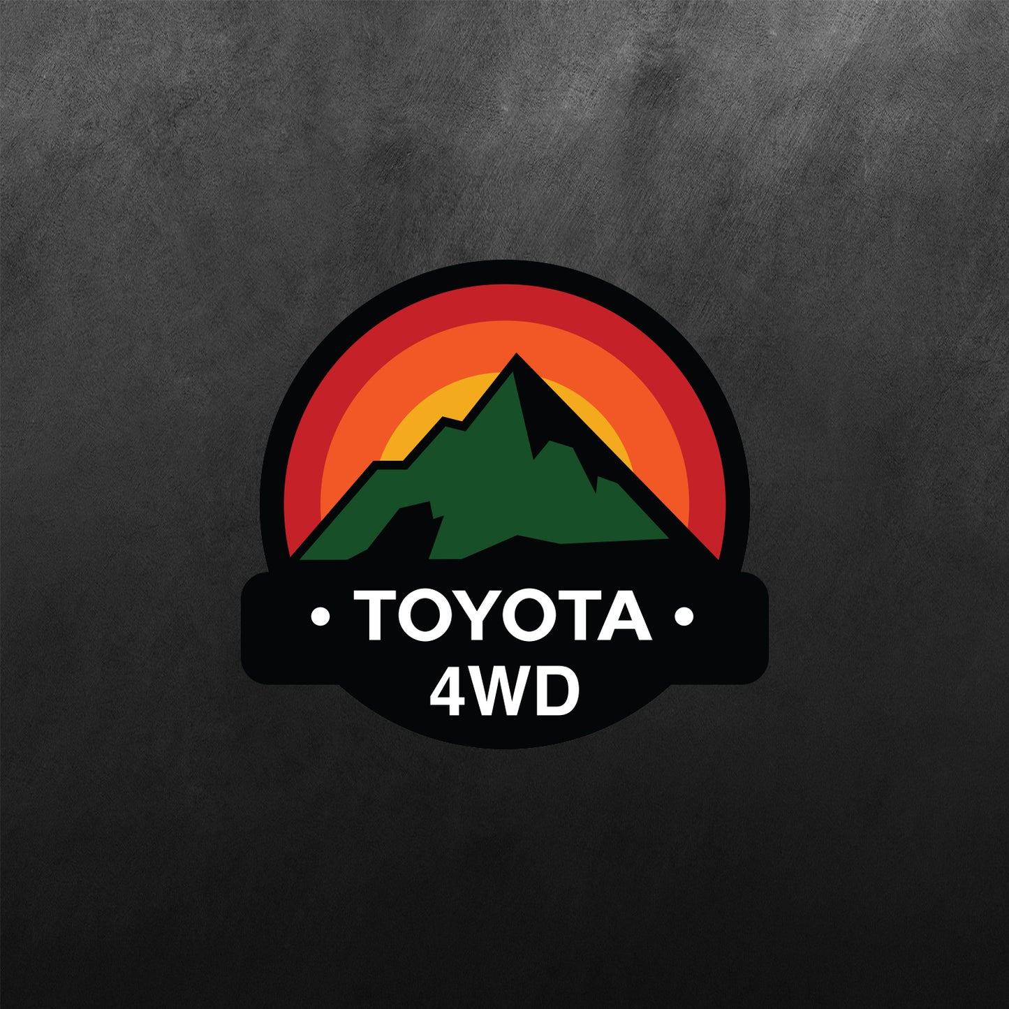 4WD Mountain Adventure Surfing & Camping Decal Stickers