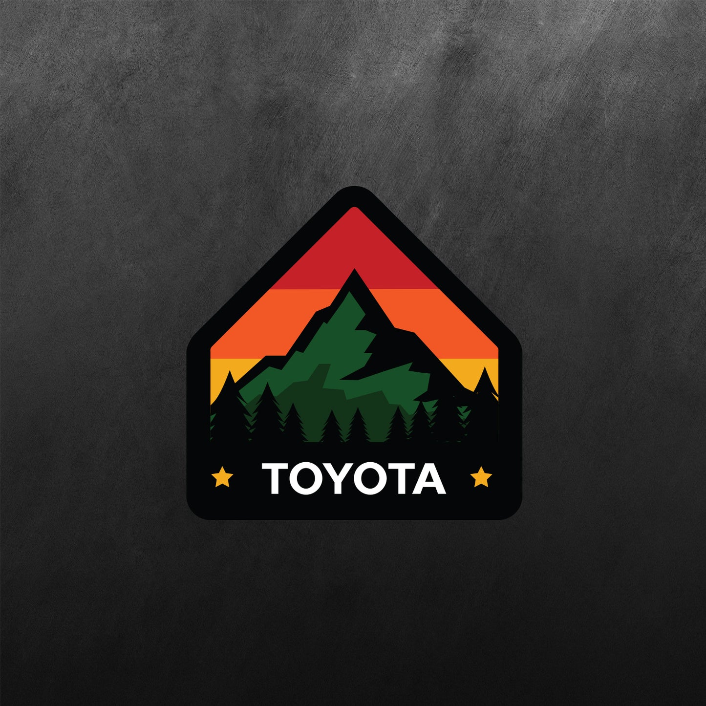 4WD Mountain Adventure Surfing & Camping Decal Stickers
