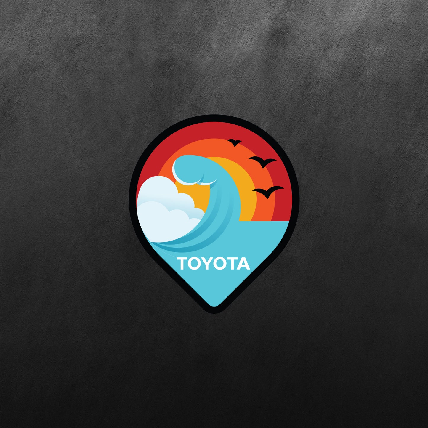 4WD Mountain Adventure Surfing & Camping Decal Stickers