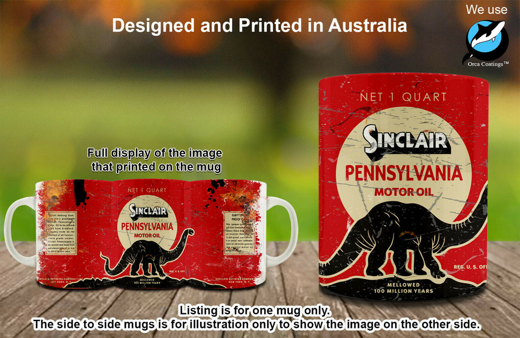 Sinclair Motor Oil Mug