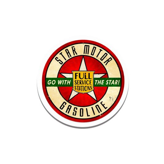 Star Motor Gasoline Sticker