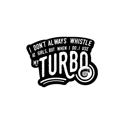 Turbo Whistle Sticker