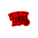 Turbo Whistle Sticker