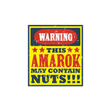 Warning May Contain Nut Sticker - Available in many options