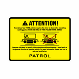 Attention Patrol Sticker-0
