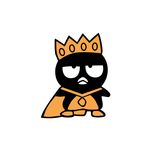 Badtz Maru Crown Sticker-0