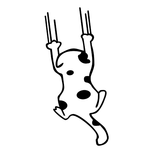 Cat Clawed Sticker-0