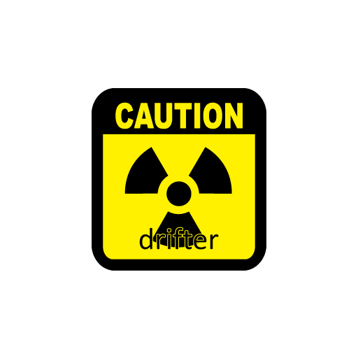 Caution Drifter Sticker-0