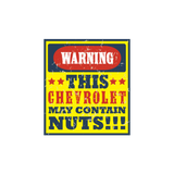 Warning May Contain Nut Sticker - Available in many options