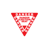 Danger Ejection Seat Sticker-0