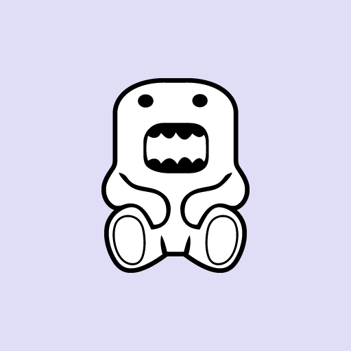 Domo Sit Sticker-0