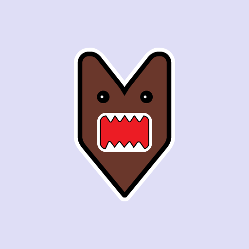 JDM Domo Logo Sticker-0