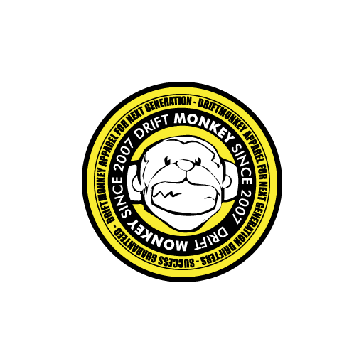 Drift Monkey Since 2007 Sticker-0