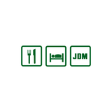 Eat Sleep JDM Sticker-0
