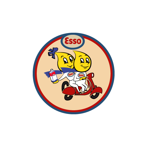 Esso Robin Shoultz Oil Sticker-0