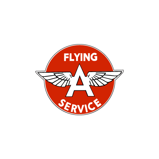 Flying A Service Oil Sticker-0