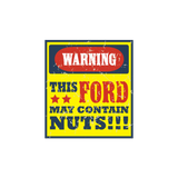 Warning May Contain Nut Sticker - Available in many options