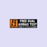 Free Dual Airbag Test Sticker-0