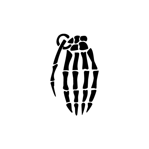Grenade (Hand Skeleton) Sticker-0