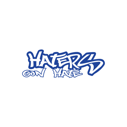 Haters Gon Hate Sticker-0