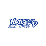 Haters Gon Hate Sticker-0