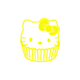 Hello Kitty Cupscake Sticker-0