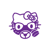 Hello Kitty Mask Sticker-0