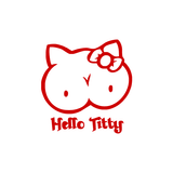 Hello Titty Beckasin Sticker-0