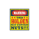 Warning May Contain Nut Sticker - Available in many options